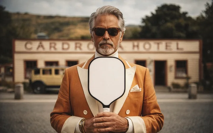 Montago hospitality brand portrait outside the Cardrona Hotel.